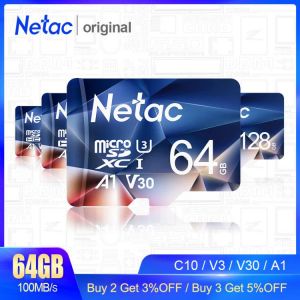Netac Micro SD Card 128GB Memory Card SD card 64GB 256GB 512GB C10/U3/V30/A1 TF Card Cartao De Memoria for Phone Camera