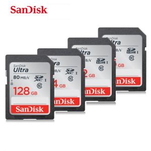 SanDisk SD Card 16gb 32gb 64gb 128gb Ultra Class 10 SDHC/SDXC UHS-I Memory Card Up to 80MB Cartao de Memoria for Digital Camera
