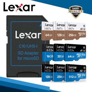 Lexar micro sd 128gb memory card cartao de memoria tarjeta micro sd card microsd 256gb free shiping tf card 512gb sd cards gopro