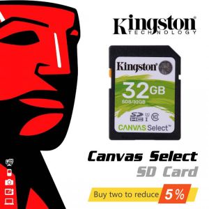 Original Kingston Memory Card 16gb 32gb 64gb 128g SD Card 10 Level Flash SDHC Card SDXC UHS-I Class 10  SD Card