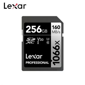 Lexar Professional SD Card 1066x Class 10 256GB Read up to 160MB/s UHS-I 64GB 128GB V30 U3 Memory Card For 4K UHD Camera