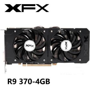 XFX Video Card R9 370 4GB 256Bit For AMD Radeon R9 370X 370 4GB Graphics Cards GPU Desktop PC Gaming DisplayPort Videocard