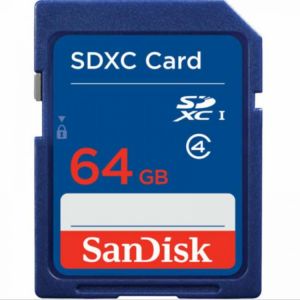 SanDisk SD Card 64GB SDXC  Flash Memory Card Class 4 HD for NIKON CANON SDXC CAMERAS
