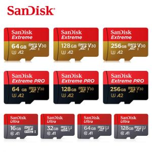 SanDisk CARD 16GB 32GB 64GB 128GB Extreme Pro microSDXC UHS-I A1 A2 U3 Class 10 microSD Card 4K UHD Memory card Drone fotocamera