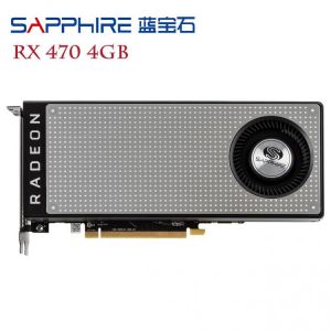 SAPPHIRE RX 470 4GB 256Bit GDDR5 Video Card For AMD Radeon RX470 4G Cards Graphics Cards DisplayPort HDMI PC Gaming GPU RX474