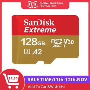 Sandisk Original Memory Card Extreme Micro SD Card A2 A1 V30 U3 Flash Card  64GB 32GB TF Card 128GB Memory Microsd For Free Ship