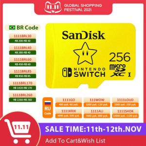 Newest SanDisk 256GB Micro SD Card U3 128GB Flash Card Memory Card 4K Ultra HD TF Card Original For Nintendo Switch