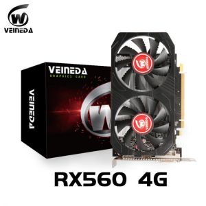 VEINIDA RX 560 4GB Video Card GPU rx 560 4gb Graphics Cards screen Cards Desktop Games For AMD  Radeon  RX550 4GB  R7 350 2G