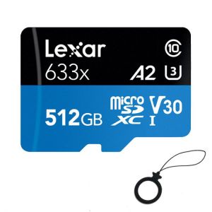 Original Lexar 633x 512GB Micro SD Card 256GB Memory Card 64GB High Speed Up to Max 95M/s 128GB C10 For Gopro Nintendo switch