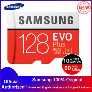 SAMSUNG New Micro SD Memory Card EVO+ 128GB 64GB 32GB 95MB/s 100MB/s C10 SDHC SDXC U1 U3 TF Card 64 G 32 G Cards 100% Original