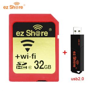 New hot Original Brand EZ Share WIFI SD Card Wireles Share Memory card 16GB 32GB SDHC 64GB SDXC Class 10 usb Flash Free Shipping