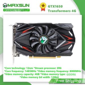 Maxsun Full New GeForce GTX1650 1050Ti 4G 128bit Graphics Card Nvidia GDDR5 GPU Video Gaming Video Card For PC Computer DP DVI