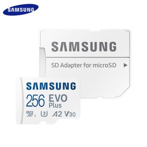 Samsung Original Memory Card 256GB 128GB High Speed 100 MB/S Microsd Class 10 U3 TF Card UHS-I 64GB U1 EVO PLUS Micro SD Card