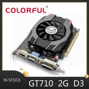 GeForce GT710 2G 64bit GDDR3 MA GP108-300 300w Game COMPUTER GRAPHICS VIDEO CARD for DELL/LENOVO PC not gt 710 730 740 1050ti