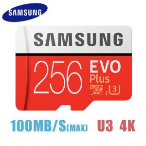 SAMSUNG EVO Plus Micro SD Memory Card 256GB 95MB/s Class10 U3 UHS-I TF Card 4K HD for Mobile phone Smartphone Tablet etc