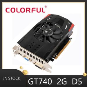 GeForce GT740 2G 64bit GDDR5 MA GP108-300 300w Game COMPUTER GRAPHICS VIDEO CARD for DELL/LENOVO PC not gt 710 730 740 1050ti