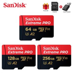 SanDisk Extreme Pro TF 64GB 128GB microSDXC UHS-I Memory Card micro SD Card 32GB microSDHC TF 170MB/s Class10 U3 With SD Adapter