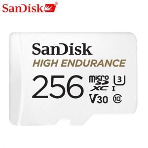 SanDisk HIGH ENDURANCE micro SD Card 32GB 64GB MicroSD Memory Card 128gb 256gb Class 10 U3 V30 Micro SDHC/SDXC Flash Card 4K HD