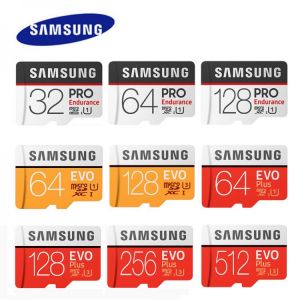 SAMSUNG Memory Card EVO Plus Micro SD 64GB Class 10 U1 MicroSD Card C10 UHS-I Trans Flash 128GB 256GB 512GB U3 4K Micro SDXC