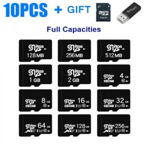 10PCS Micro sd card 64GB 128GB 256GB 512GB High Speed Class10 Flash Memory Card 8GB 16GB 32GB mini TF/SD Card For Phone