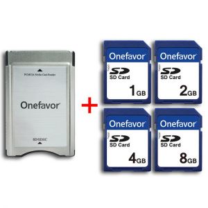 1GB 2GB 4GB 8GB Memory Card With adapter onefavor PCMCIA SD card reader for Mercedes Benz MP3 memory