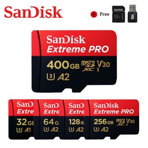 SanDisk Extreme Pro Micro SD Card  U3 V30 4K 32GB 64GB 128GB 256GB 400GB Memory Card Flash Card Microsd SD/TF Card For Camera