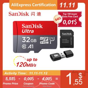 Original SANDISK Micro SD 128GB Micro SD Card SD/TF Flash Card 16GB 32GB Memory Card 32 64 128 gb microSD for Phone