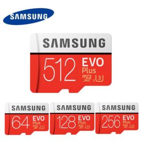 SAMSUNG EVO Plus Memory card 64gb 128gb 256GB 512GB Class10  UHS-1 100MB Micro SD Cards U3 4k MicroSDXC TF Card for Smartphone