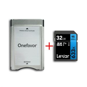 Original Lexar 633x 32GB U1 SDHC SDXC Memory 95MB/s SD card with adapter PCMCIA card reader for Mercedes Benz MP3 memory Card