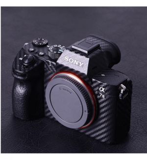 For Sony A7III A7M3 A7R3 camera body protection film carbon fiber stickers scratch-resistant rough glue send spare stickers