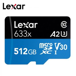 Lexar 633X Micro sd card 256GB 128GB 64GB 32GB 95MB/s 512GB 100MB/s Memory card Class10 UHS-1 U3 flash Memory Microsd TF Cards