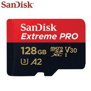 Original SanDisk Extreme Pro 128GB 256GB Micro SD Flash Card 400GB 512GB A2 U3 V30 SDXC Memory Card Max 170MB/s For 4K Drone