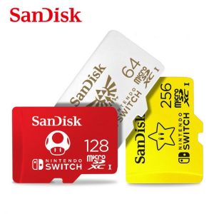 SanDisk New style micro sd card 128GB 256GB 64GB cartao de memoria SDXC memory cards for Nintendo Switch TF card with adapter