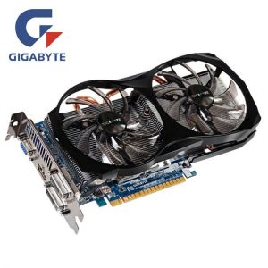 GIGABYTE Video Card GTX650Ti 2GB 128Bit GDDR5 GPU Graphics Cards For NVIDIA Original Geforce GTX 650 Ti 2GD5 VGA GV-N65TOC-2GI