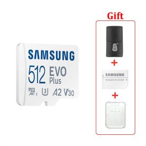 SAMSUNG 256GB TF MicroSD memory card EVO Plus U3 V30 A2 read 130MB/s high-speed game console tablet memory card