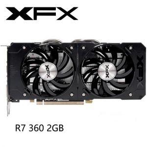 Original XFX R7 360 2GB Graphics Cards GPU AMD Radeon R7360 2GB Video Cards PC Computer Game Map HDMI PCI-E X16 Videocard