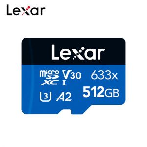 Lexar 633x Memory Card Class 10 Reading Speed Up To 100MB/s 64GB 128GB 256GB 512GB V30 U3 UHS-I Micro SD Card 32GB U1 TF Card