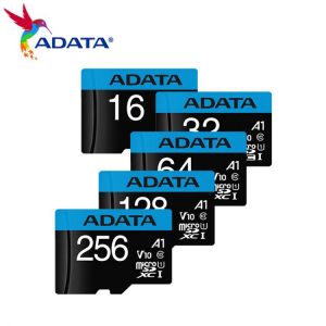 Original ADATA PREMIER microSDXC A1 64GB 128GB 256GB 16GB 32GB SDHC C10 UHS-I TF Card Flash Card With Adapter