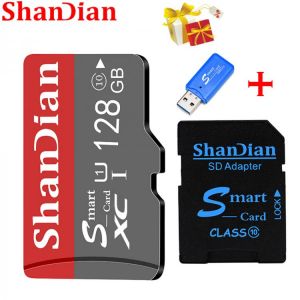 SD Card 32GB High Speed Class 10 16GB/64GB Real Capacity 128GB Mini SD Memory Card TF Card for Smartphone Give card reader gift