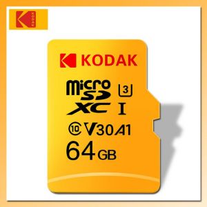 KODAK Micro SD Card 128GB 256GB Memory Card 32GB 16GB High Speed Microsd 64GB Class 10 A1 U3 TF Cards