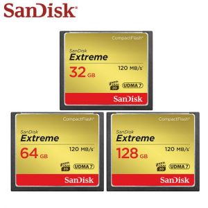 SanDisk Memory Card 128GB CompactFlash Card 64GB Extreme CF Card 32GB VPG-20 120MB/s Flash Card 128GB For camera 4K HD Video