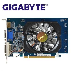 GIGABYTE GT 730 1GB Graphics Cards GV-N730D3-1GI D3 GDDR3 Video Card for nVIDIA Geforce GT 730 1G Hdmi Dvi  VGA Cards Used