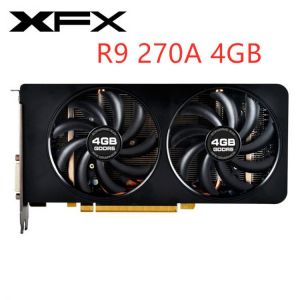Original XFX R9 270 4GB Video Cards AMD Radeon R9 270A 270 4GB Graphics Screen Cards GPU Desktop Computer Game Board Map PCI-E