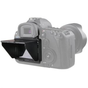 2in1 LCD Screen Protector Pop-up Sun Shade Hood Cover for Canon 5D MARK III IV