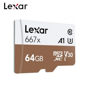 Original Lexar Professional 667x Micro SD Card 128GB 64GB 256GB MicroSDXC Memory Card A2 C10 V30 1080p Full-HD 3D 4K TF Card
