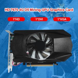 HD 7670 4GB 128bit PCIe 2.0 16X HDMI-Compatible Gaming DVI VGA Gaming Graphic Card for AMD Support Fps Games