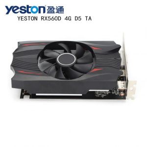 Yeston RX560D-4G D5 TA 128Bit Graphics Card Computer Game For AMD Video Card Map HD-MI PCI-E