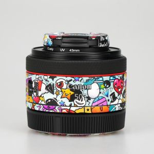 50 F1.8 STM / RF50F1.8 STM Lens Vinyl  Wrap Sticker Premium Decal Skin for Canon RF50 1.8 Lens Protector Cover Film