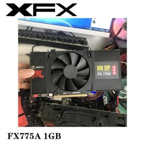 Used XFX FX 7750 1GB Video Cards GPU For AMD FX775A 1GB GDDR5 Graphics Screen Cards Desktop Computer PC Gaming