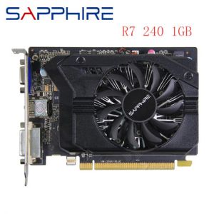SAPPHIRE R7 240 1GB Graphics Card GPU Radeon R7240 1GB Video Screen Cards Computer Game For AMD Video Card Map HDMI PCI-E